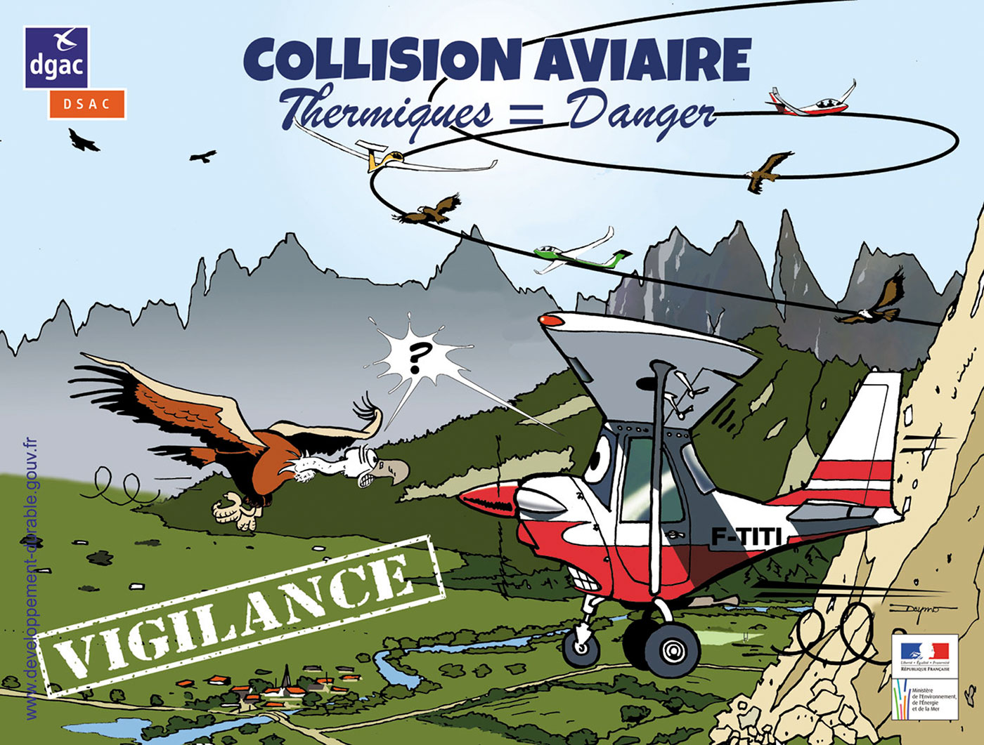 Collisions aviaire - Thermiques